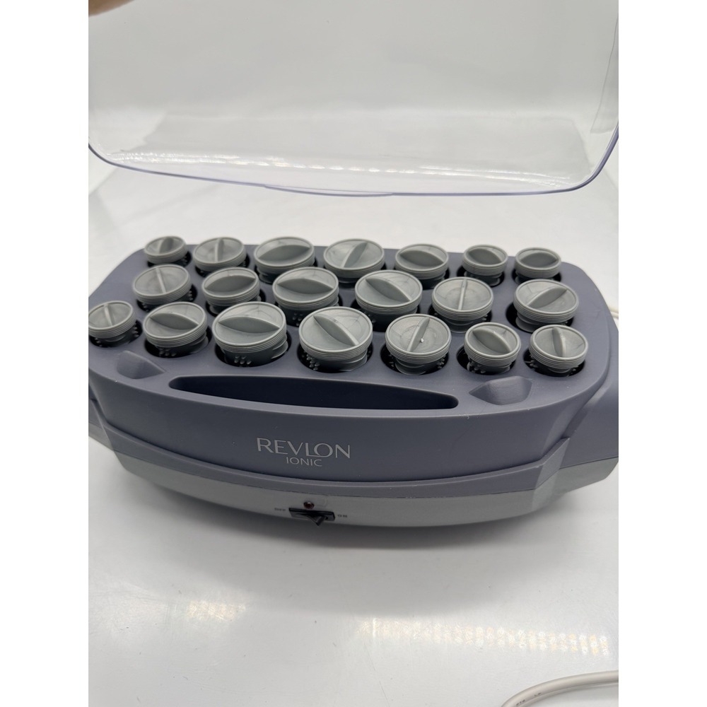 Revlon RV261 Ionic Hairsetter 20 Hot Rollers Curlers Missing Clips - Picture 8 of 9